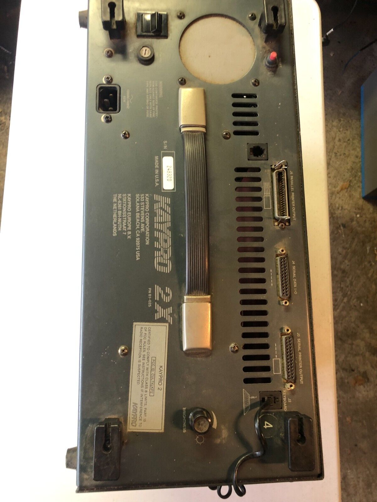 Vintage RARE KAYPRO 2X Double External Floppy Disk Drive, 3.5 Computer USA