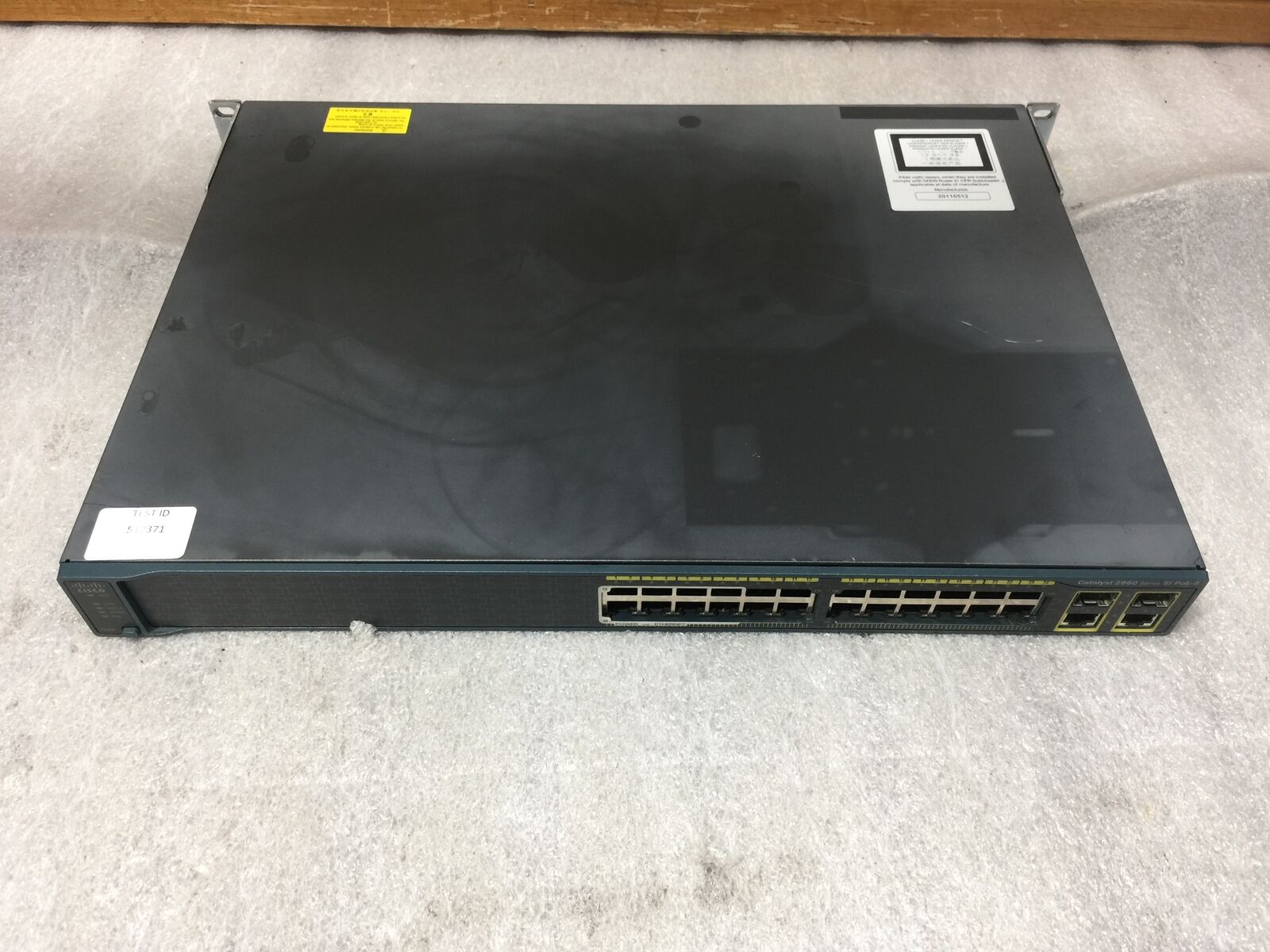 Cisco Catalyst 2960 WS-C2960-24LC-S V04 24 Port Switch, Tested and Working