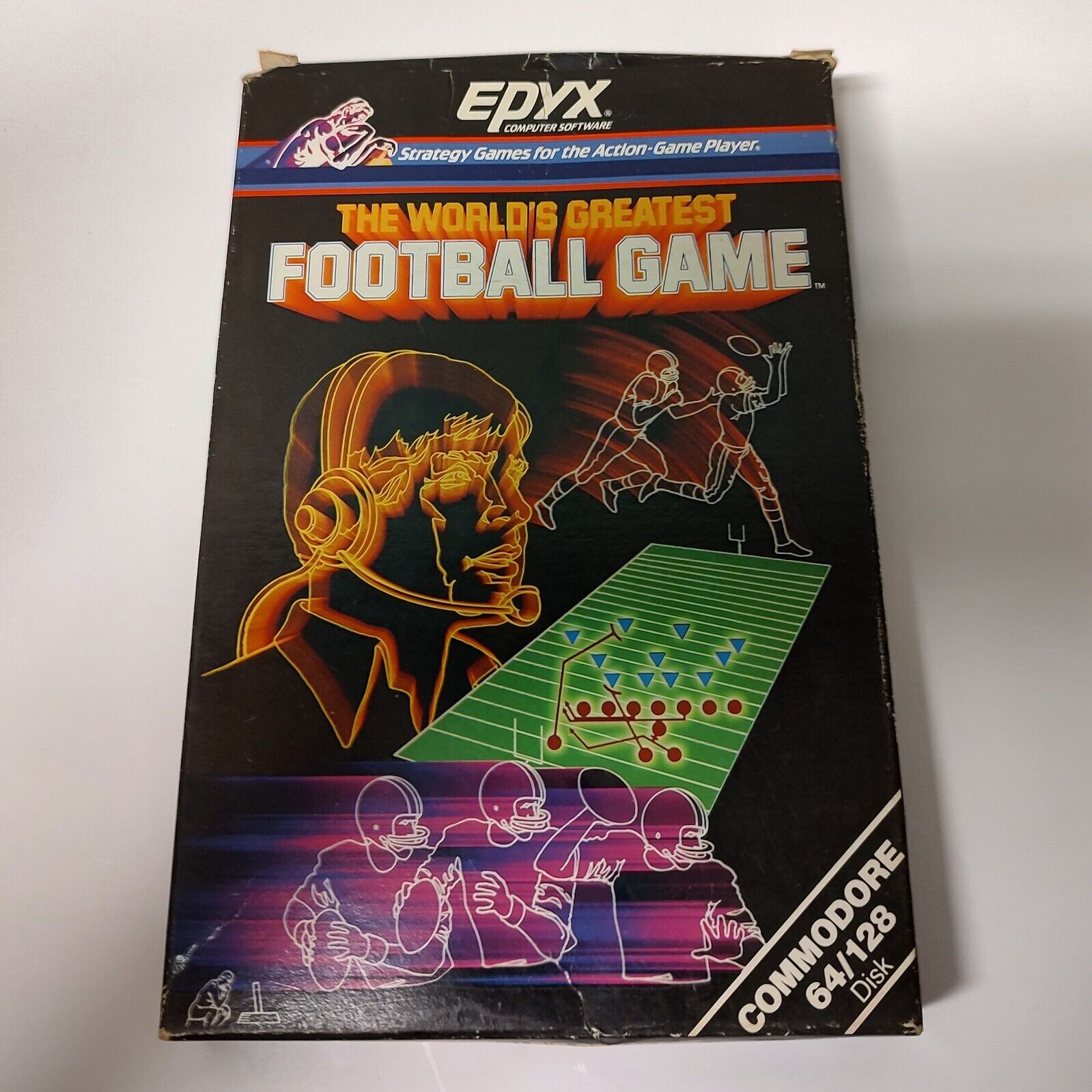 The World's Greatest Football Game  EPYX 1985  Commodore 64 / 128 Vintage Game