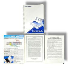 Vintage NX-1000 Printer User's Manual Star Micronics Printed in Japan 1987 S3D2 picture