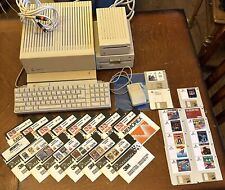 Vintage Apple IIGS Computer A2S6000 Monitor Keyboard Floppy Drives Mouse Game picture