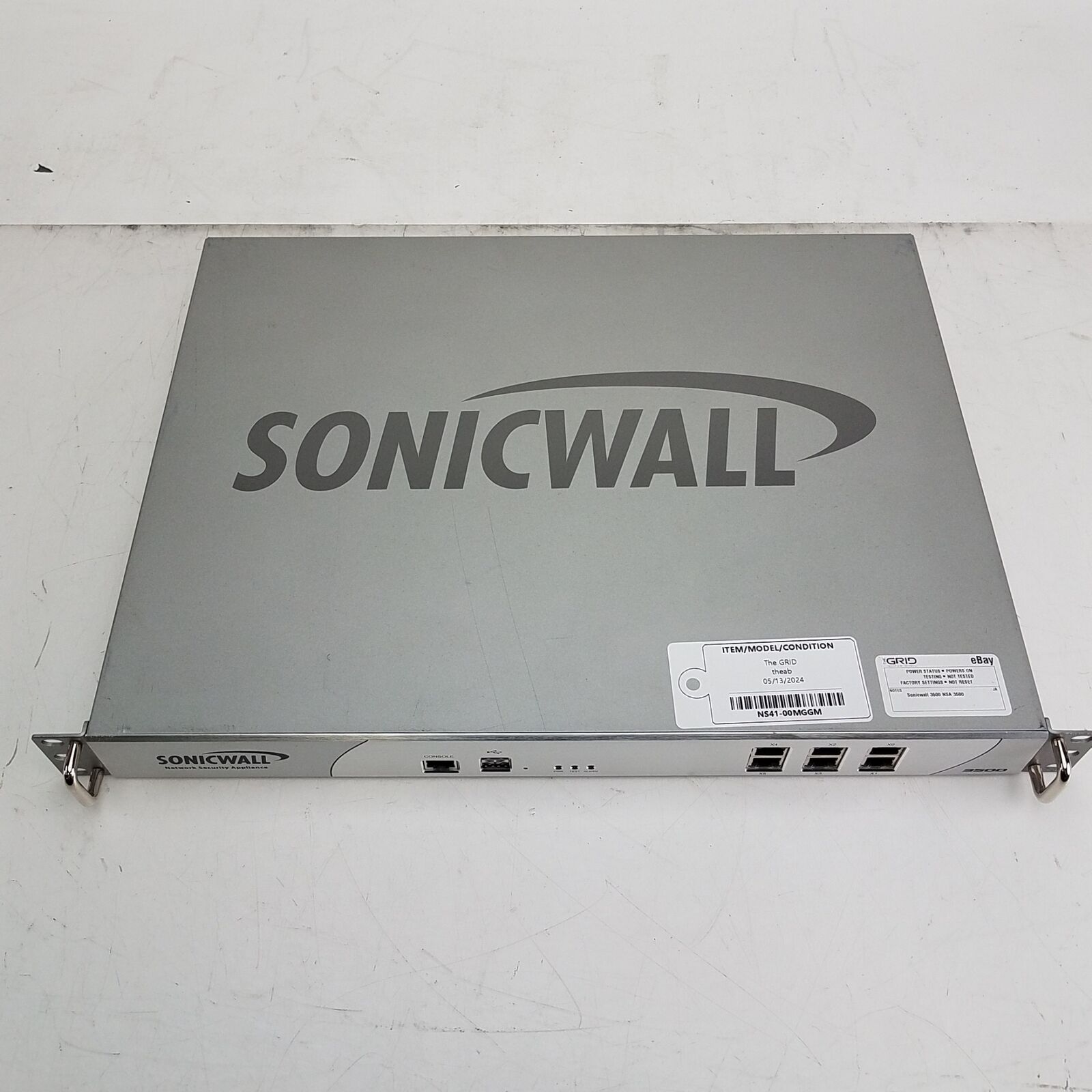 SonicWall NSA 3500 Network Security Appliance Firewall - Untested