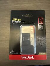 SanDisk Extreme 1TB, USB-C Portable External SSD - Black (SDSSDE61-1T00-AT) picture