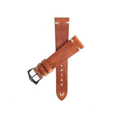 Cognac Vintage Leather Watch Strap picture