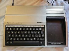 Texas Instruments Ti-99/4A Vintage Home Computer Works All Cords Beat Up Box picture