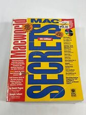 Vintage 1997 Macworld Mac Secrets 4th Edition with CD Over 1200 Pages IDG Books picture