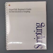 Hypertalk Beginner's Guide ~ Scripting ~ SEALED Vintage Apple MAC Book picture