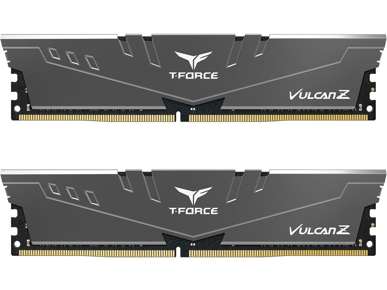Team T-FORCE VULCAN Z 16GB (2 x 8GB) 288-Pin PC RAM DDR4 3200 (PC4 25600) Intel