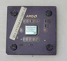 Rare Vintage AMD Duron D650AUT1B Ceramic Processor 1999 Gold/Collection picture