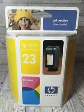 HP Inkjet 23 Tri-Color Ink Cartridge Vintage exp: March 2005 NEW picture