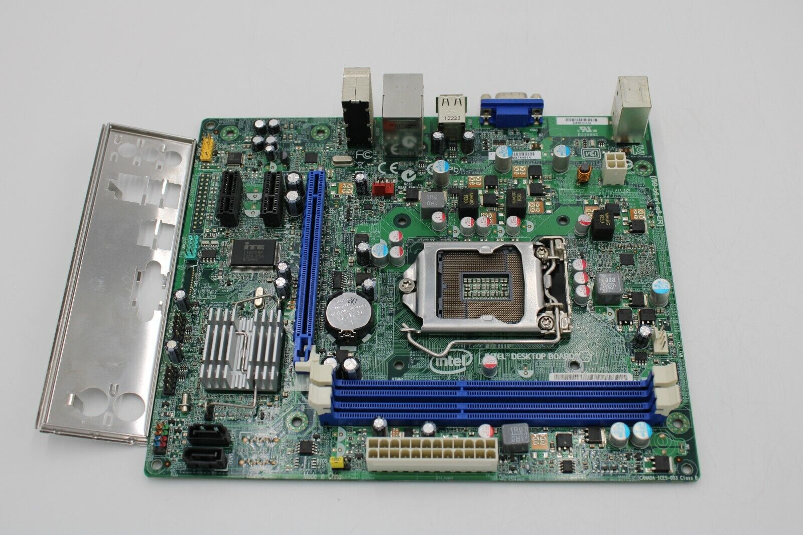 Intel LGA 1155 DDR3 Desktop Motherboard DH61HO w/ I/O Shield