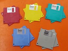 ⭐️⭐️⭐️⭐️⭐️ VINTAGE Lot of 10 Floppy Disks 3 1/2 Inch (3.5 Inch) - Multicolor picture