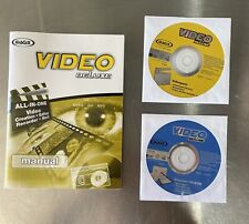Vintage 2001 Magix Video Deluxe Video Editor / Video Import Tool Disk and Manual picture