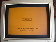 Ultra RARE Orange Screen DEC VT320 Powers On Digital Vintage Terminal Monitor picture
