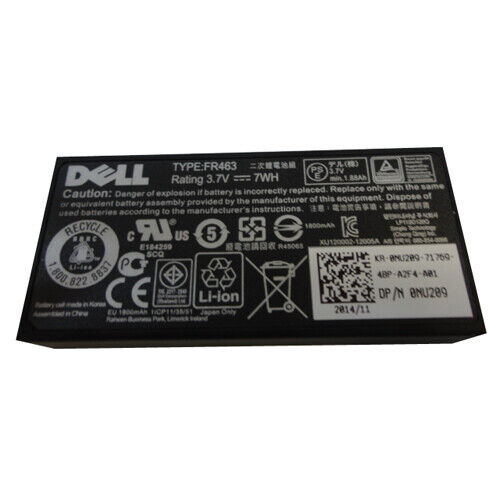 Dell PowerEdge Raid Controller Battery PERC 5i 6i H700 NU209