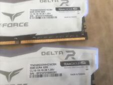 T-FORCE DELTA RGB Ram 16GB (2x8GB) DDR4 3200Mhz - TF4D48G3200HC16CBK PC4-25600 picture