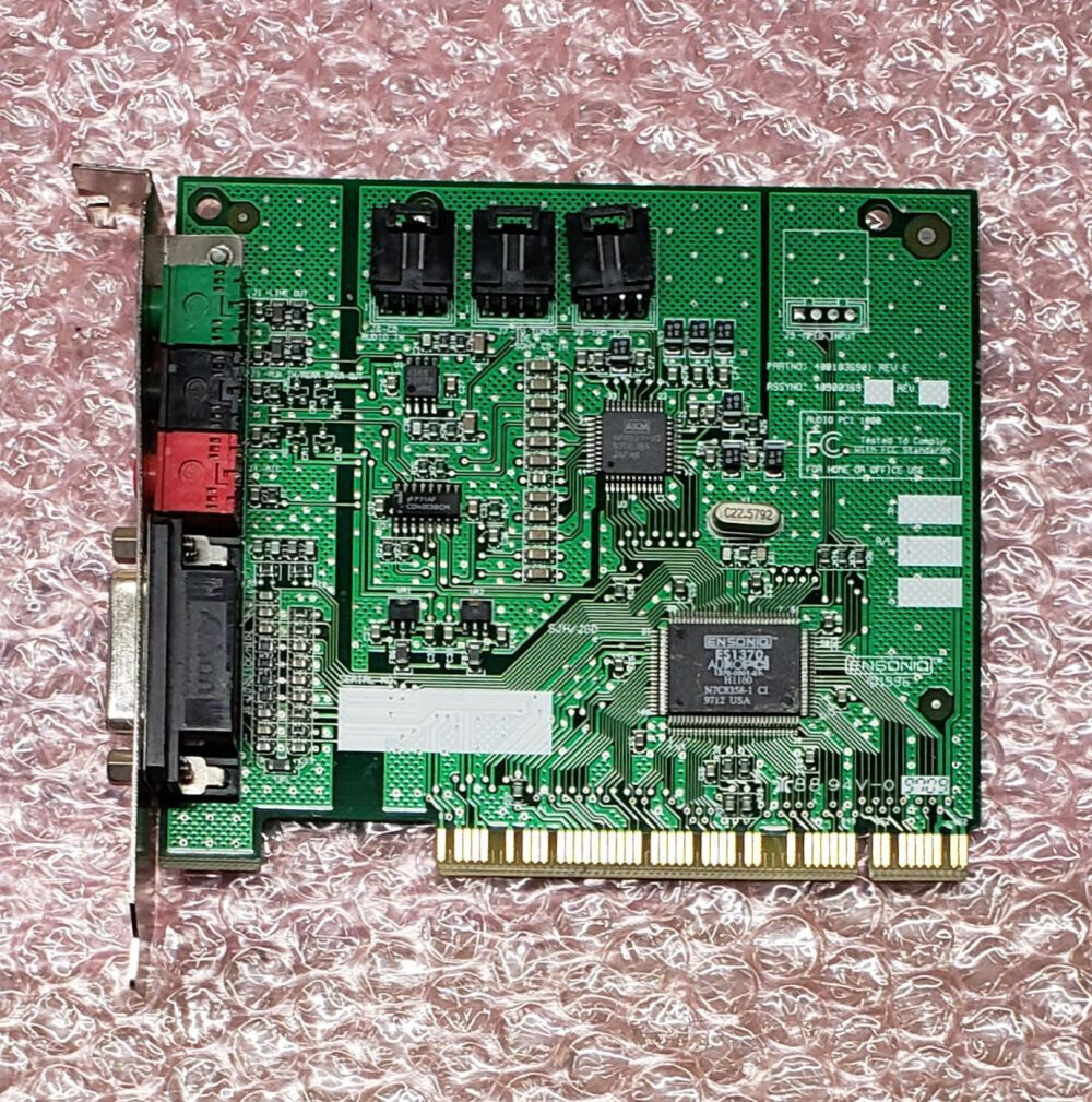 Vintage 1997 Ensoniq Audio PCI sound card, ES1370 chip