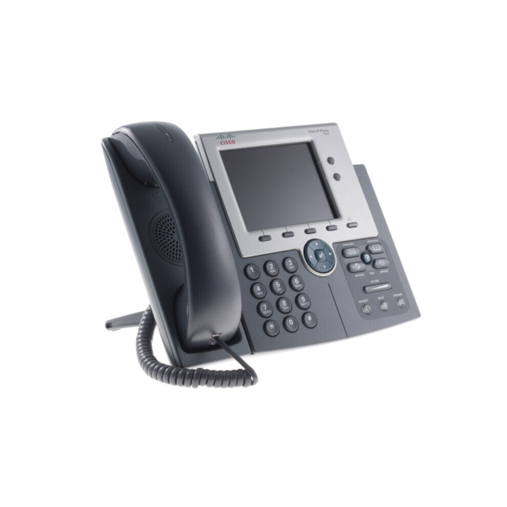 Cisco CP-7945G 7900 Series Unified IP Phone, Charcoal, Standard Headset