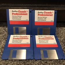 Vintage- Spelling Coach Professional Dictionary-  4 Apple Macintosh Disks - 1989 picture