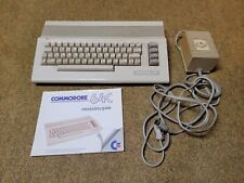 Vintage Commodore 64c Personal Computer with Original Power Supply Tested Works picture