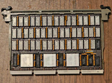 Rare Retro Vintage IBM Mainframe Board Module w/44 Gold IC Chips / Collector picture