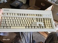 Vintage DELL AT101W Mechanical GYUM90SK Keyboard Black Alps Switches Yellowing picture