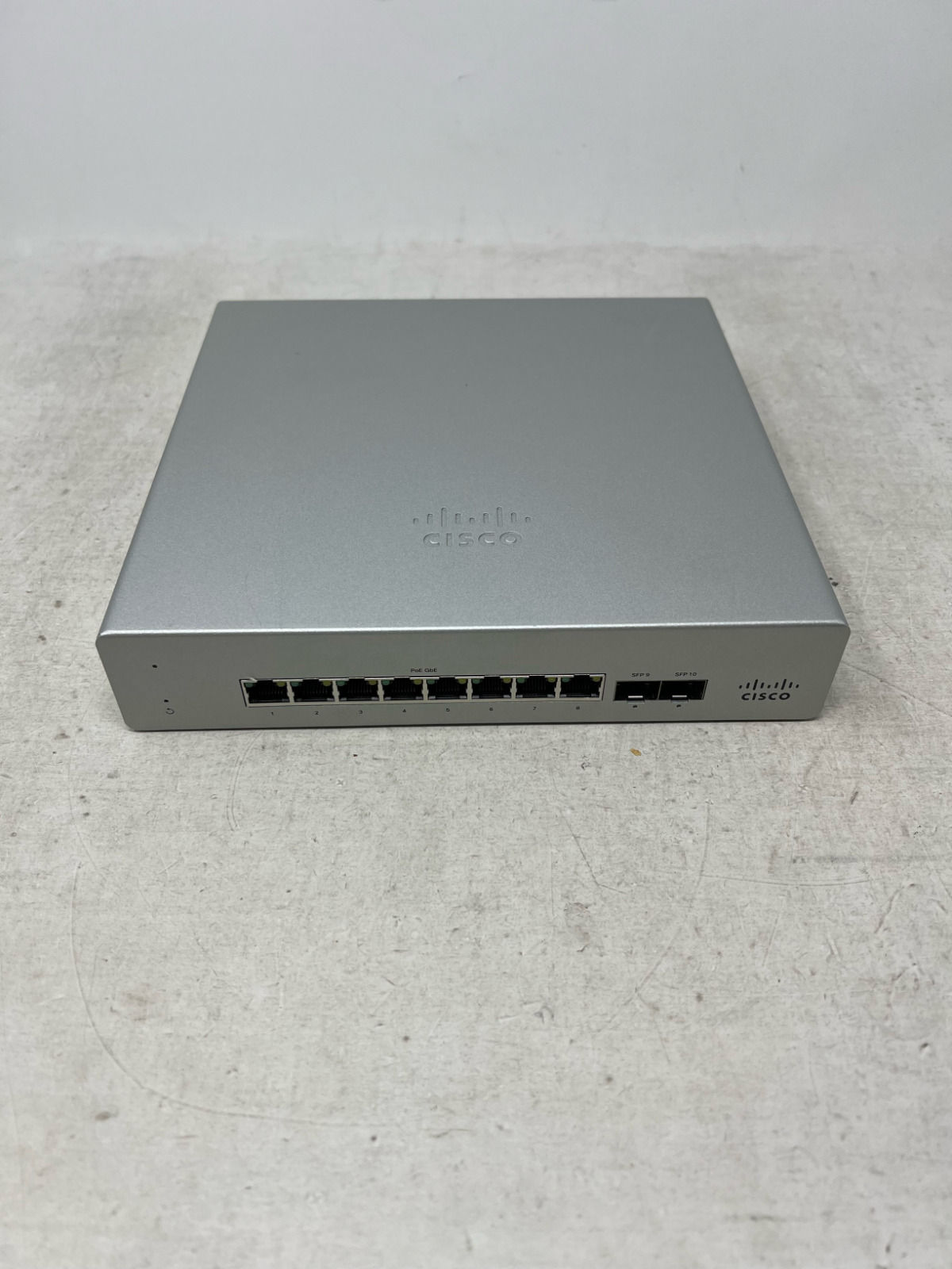 Cisco MS120-8FP - 10 Ports Fully Managed Ethernet Switch - Unclaimed - Grade A