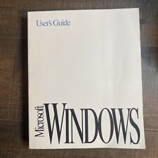 Microsoft Windows User Guide Version 3.1 Softcover Vintage 90’s Reference Book picture