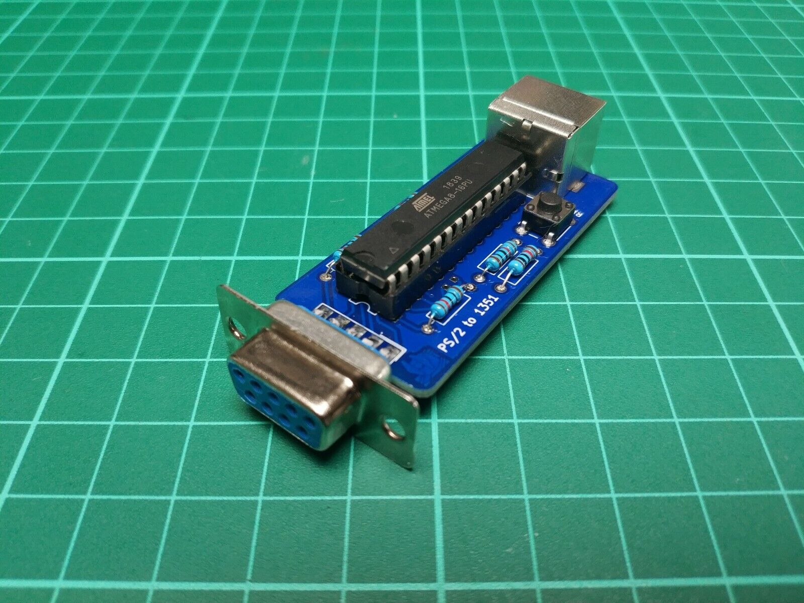 PS2 to 1351 mouse adapter for Commodore 64 / C64 / 128 / C128 