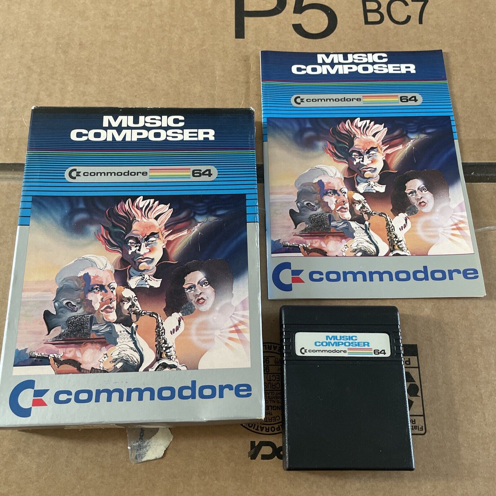 Commodore 64 C64 in OVP -- MUSIC COMPOSER (Commodore) -- 