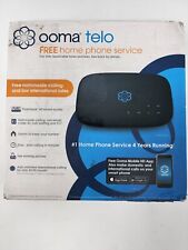 Ooma Telo Free Home Phone Service VoIP Phone - Black - NEW Sealed Box picture