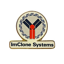 RETRO Vintage ImClone Systems Logo Pin Pinback - Canada - SUPER RARE picture