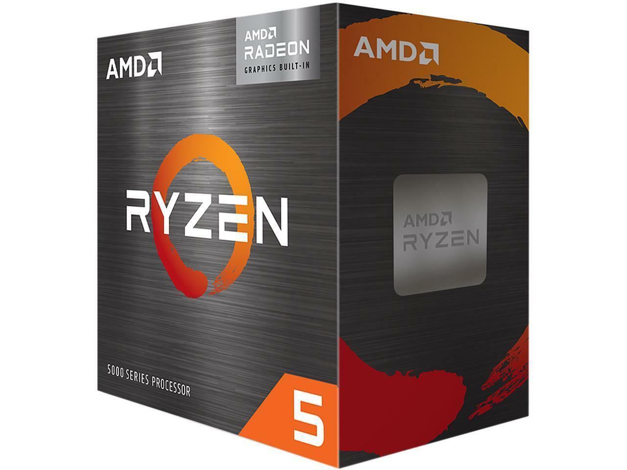 AMD Ryzen 5 5600G G-Series Cezanne (Zen 3) 6-Core 3.9GHz CPU Processor 16MB Cach