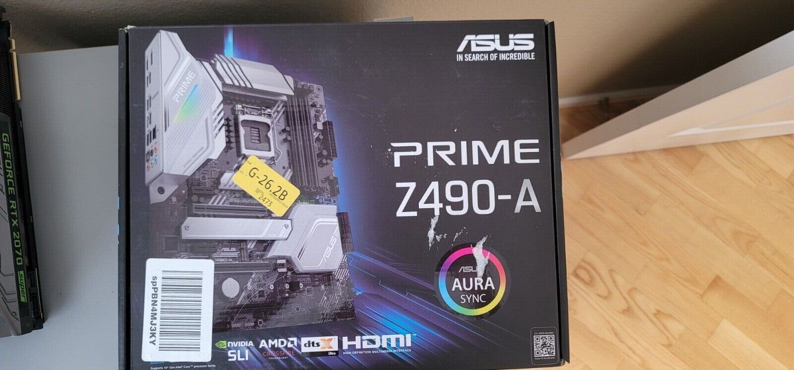 ASUS Prime Z490-A DDR4 LGA 1200 Socket Intel Motherboard ATX #U8688
