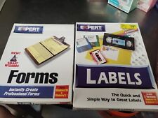 Expert Software. Labels And Forms. 2 Pack. Vintage Office Software. Windows 95 picture