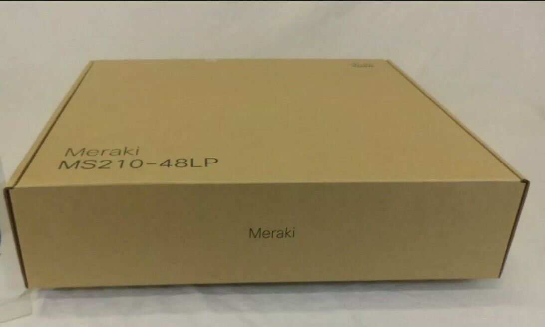 Cisco Meraki MS210-48LP-HW 48-Port Gigabit PoE Switch (Unclaimed)