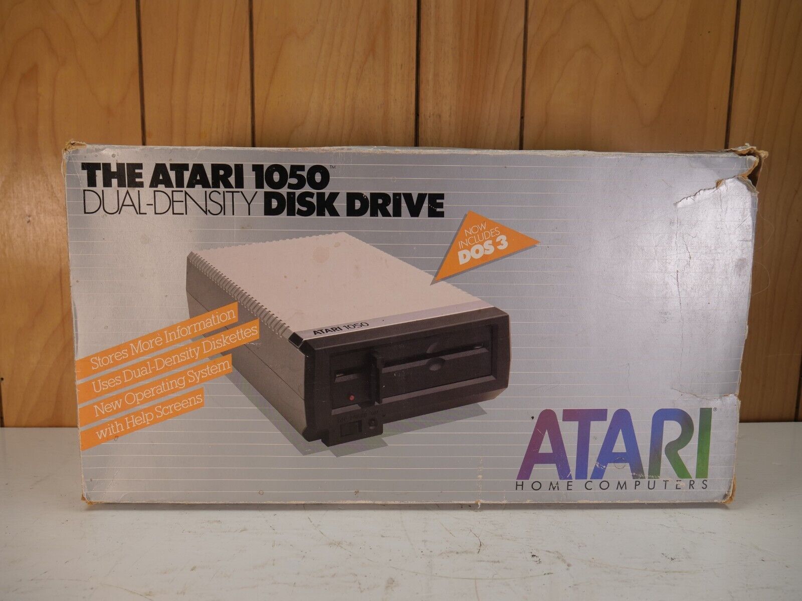 Atari 1050 ~ Dual Density Floppy Disk Drive with Power Supply In Box NEW???