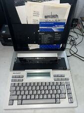 Sharp PA-1000H Vintage Alps Keyboard Typewriter turns on powers up does not type picture