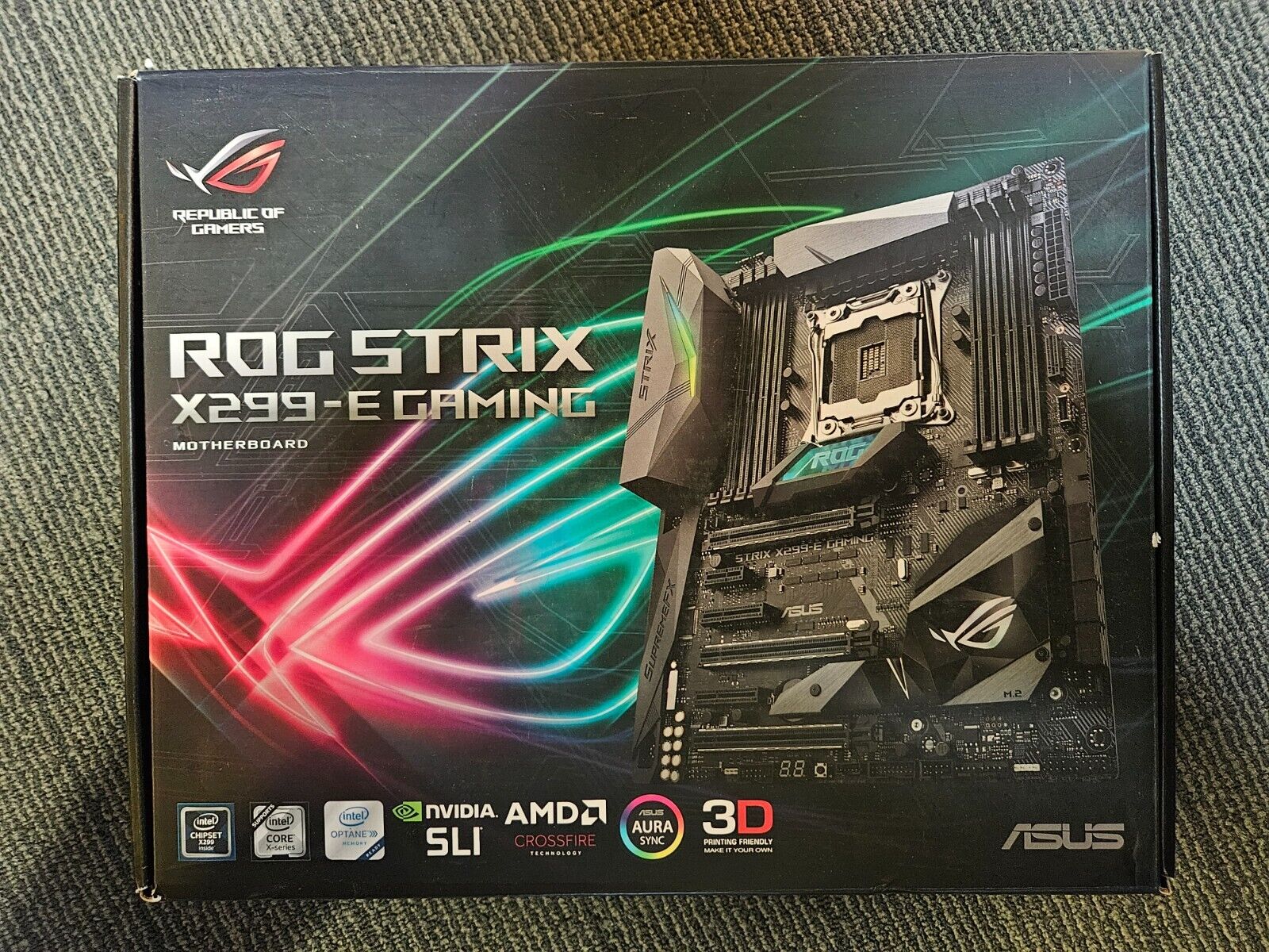 ASUS X299-E ROG STRIX DDR4 ATX Gaming Desktop Motherboard