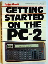 GETTING STARTED ON THE PC-2 Computer Book  Manual Radio Shack Vintage 1983 picture
