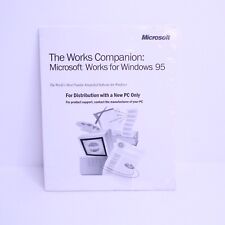 Vintage Microsoft Windows 95 Works 4.5 UPI Card Companion w/ PRODUCT KEY Sealed picture