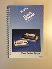Vintage 1984 EPSON FX+ Series Printer Users Manual Vol 2 Reference VHTF picture