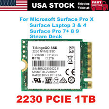 NEW M.2 2230 SSD 1TB NVMe PCIe For Microsoft Surface Pro X Pro 7+ 8 Steam Deck picture