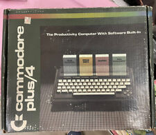 Rare Commodore PLUS 4 W/Manuals power supply cable  UNTESTED Does Power on W/Box picture