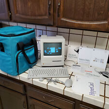 MACINTOSH CLASSIC II VINTAGE MAC APPLE COMPUTER COMPLETE KEYBOARD MOUSE & CASE picture
