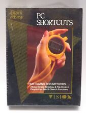 VTG DOS 3.2 + Software Quick n Easy PC shortcuts Directory and File Control 1989 picture