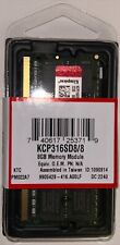 Kingston KCP316SD8/8 8GB PC3-12800 DDR3-1600Mhz SODIMM Laptop Memory RAM picture