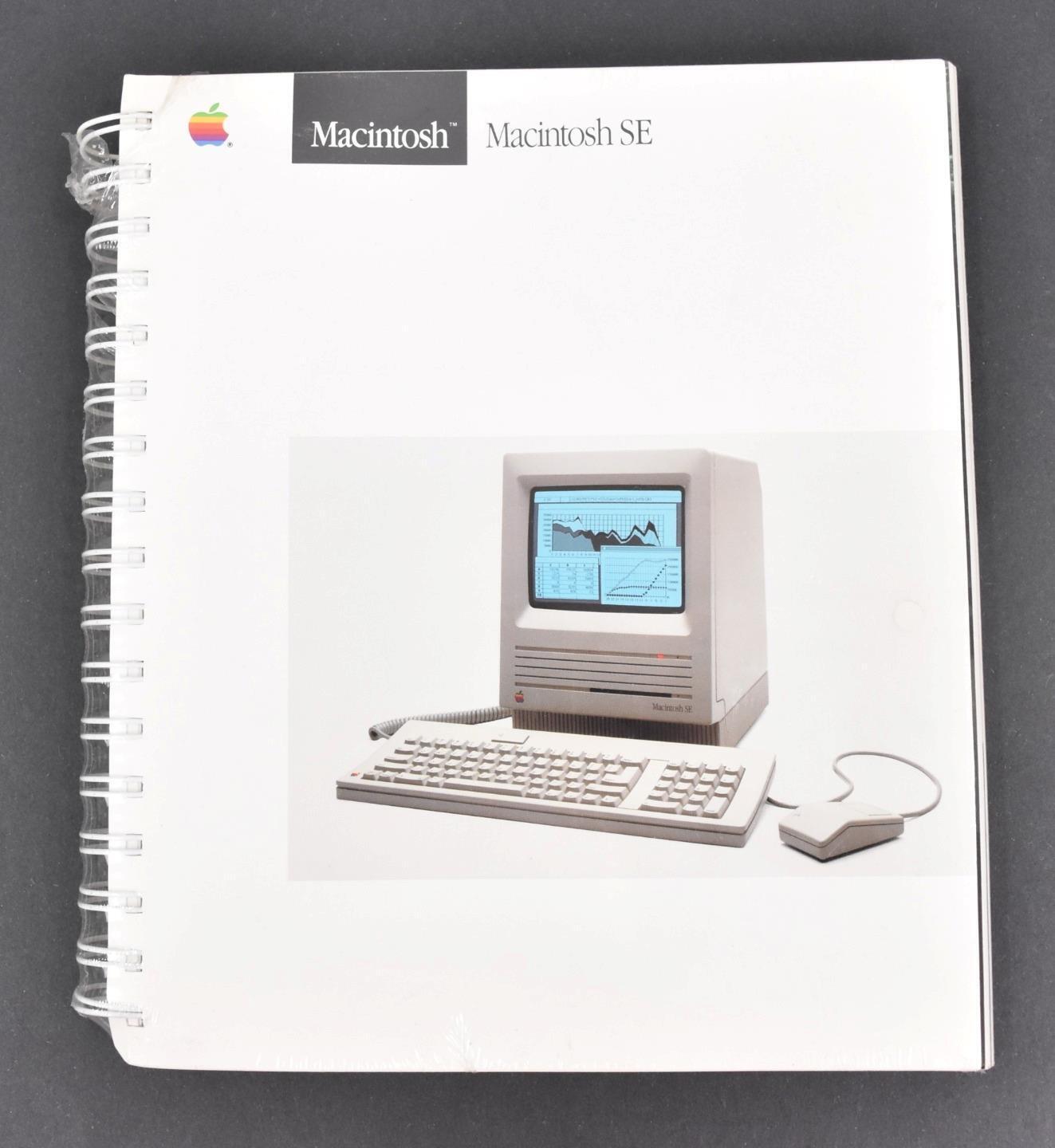 Vintage Apple Macintosh SE User\'s Manual 030-1337-A Sealed