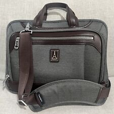 Travelpro Platinum Elite Slim Business Brief Laptop Briefcase NWOT Vintage Grey picture