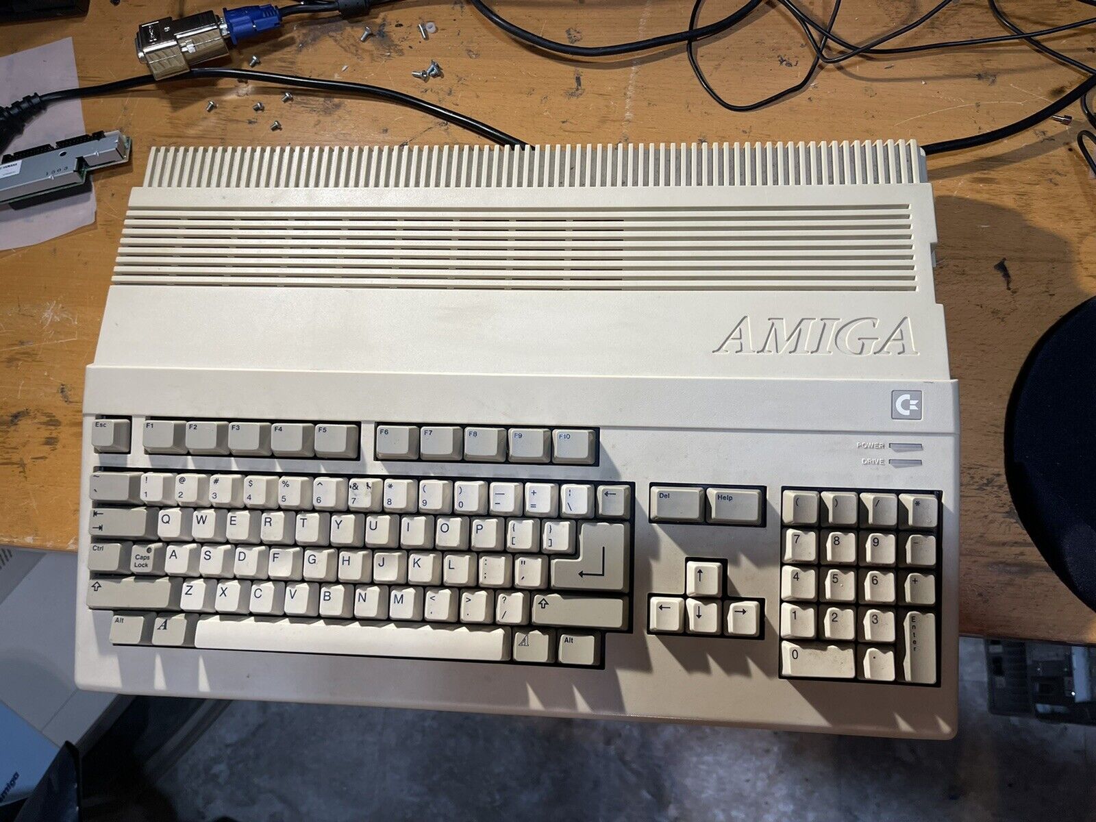 Commodore Amiga 500 1 Mb Ram Mouse And PSU